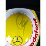 LEWIS HAMILTON AUTÓGRAFO - MINI CAPACETE MCLAREN MERCEDES