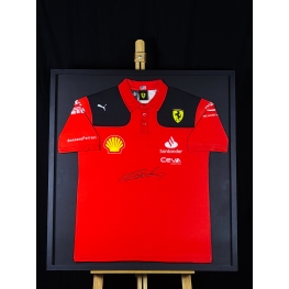 CHARLES LECLERC AUTÓGRAFO - CAMISA FERRARI