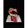 MICHAEL SCHUMACHER AUTÓGRAFO - VISEIRA MINI CAPACETE FERRARI