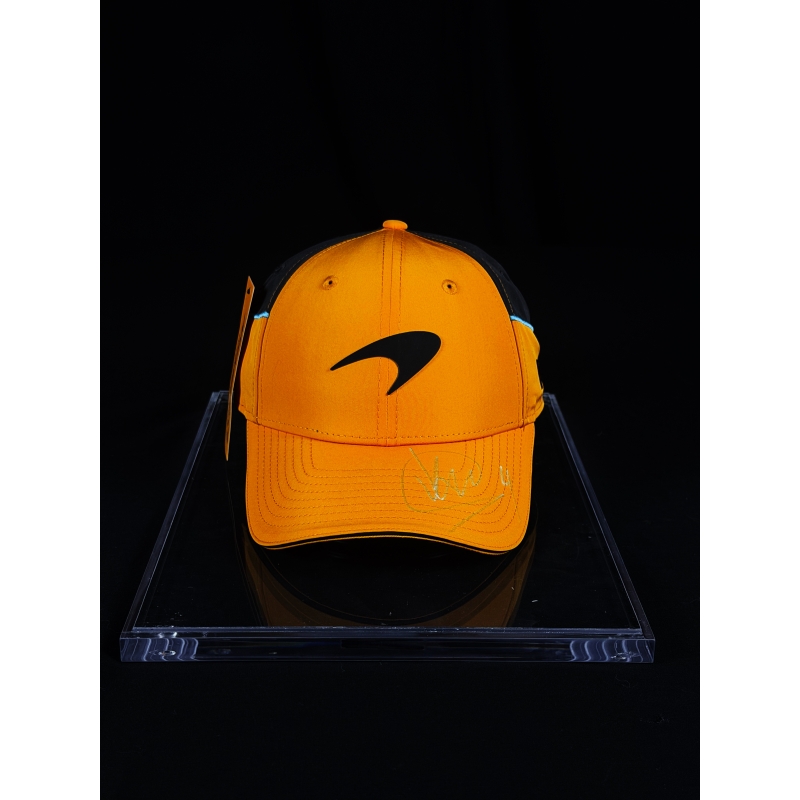 LANDO NORRIS AUTÓGRAFO - BONÉ MCLAREN