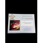CARLOS SAINZ AUTÓGRAFO - MINI CAPACETE FERRARI