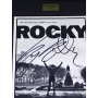 SYLVESTER STALLONE AUTÓGRAFO - POSTER FILME ROCKY - EMOLDURADO
