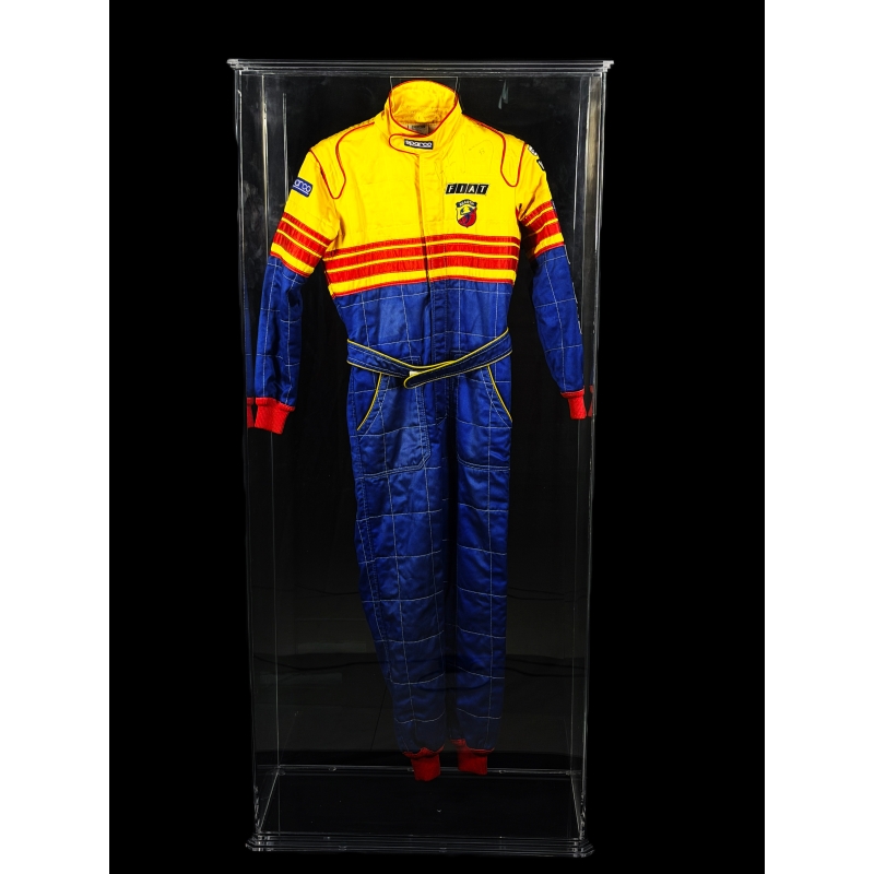 AYRTON SENNA AUTÓGRAFO - MACACÃO FIAT ABARTH
