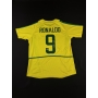 Camiseta Amarela da Seleção Brasileira autografada por Ronaldo Nazário, "O Fenômeno".