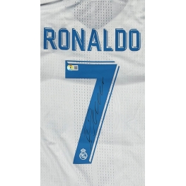 CRISTIANO RONALDO AUTÓGRAFO - CAMISA FINAL KYIV 2018 - REAL VS LIVERPOOL