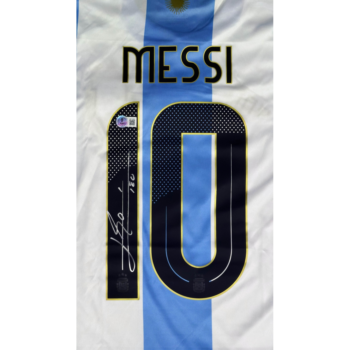 LIONEL MESSI AUTÓGRAFO - CAMISA SELEÇÃO ARGENTINA