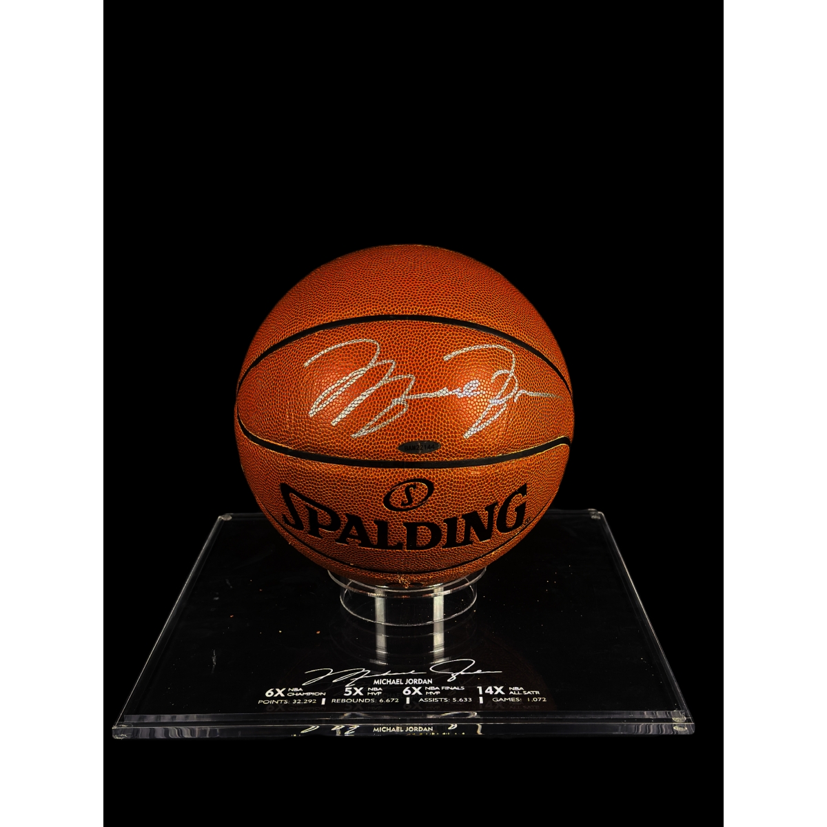 Michael Jordan Autógrafo - Bola de Basquetebol.