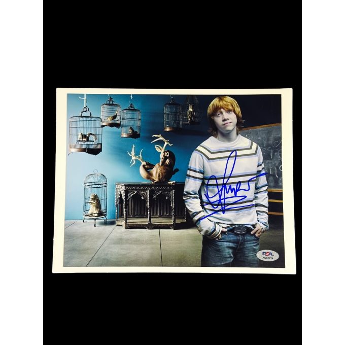 Rupert Grint Autógrafo – Foto Ron Weasley Assinada
