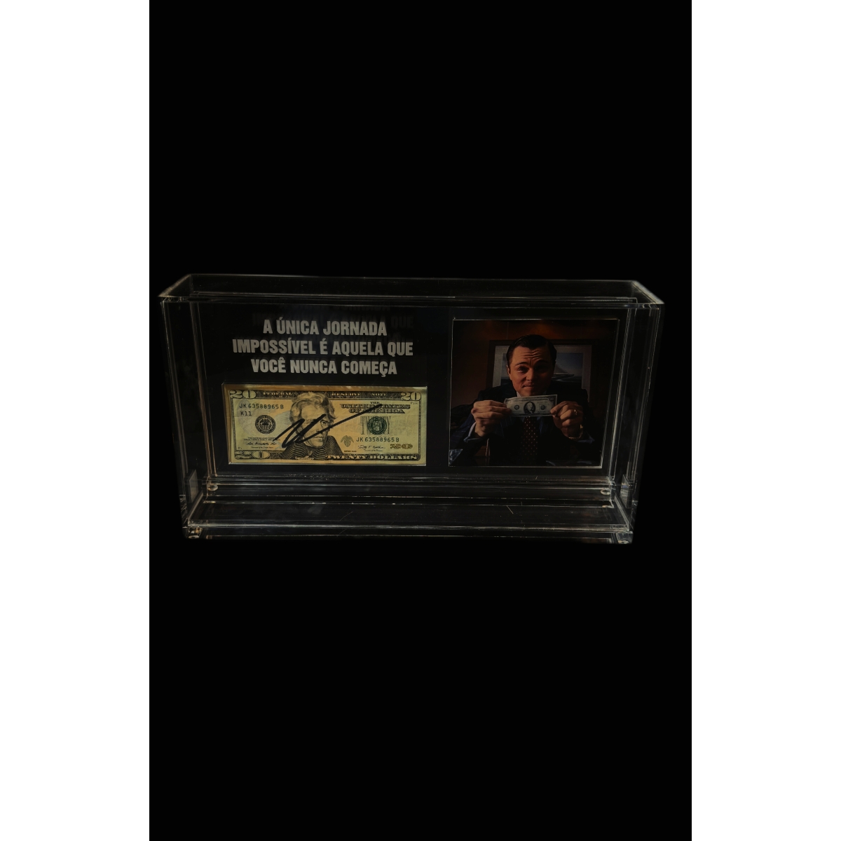 JORDAN BELFORT AUTÓGRAFO – CÉDULA DE US$20 “O LOBO DE WALL STREET”