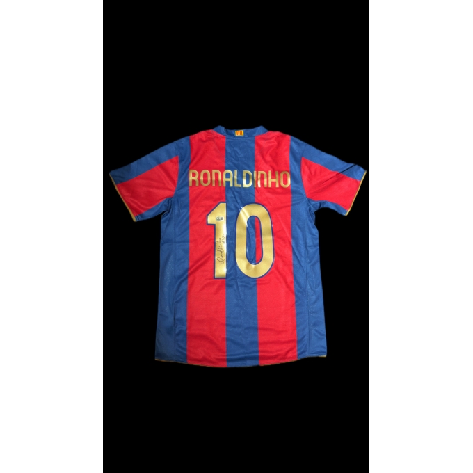 RONALDINHO AUTÓGRAFO – CAMISA BARCELONA