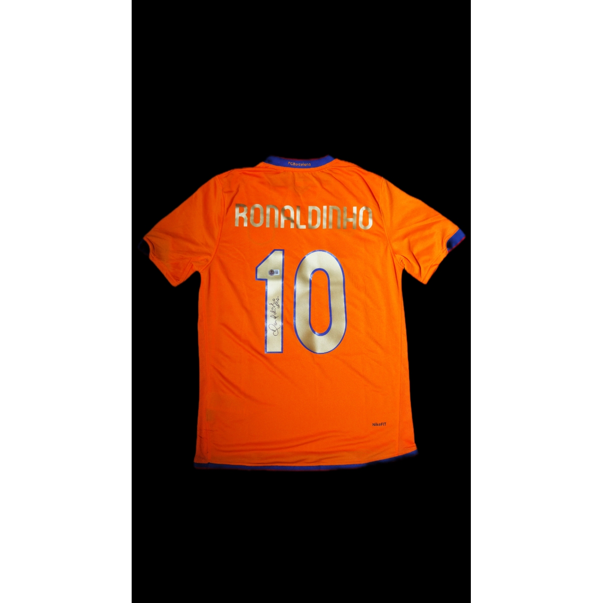 RONALDINHO AUTÓGRAFO – CAMISA BARCELONA
