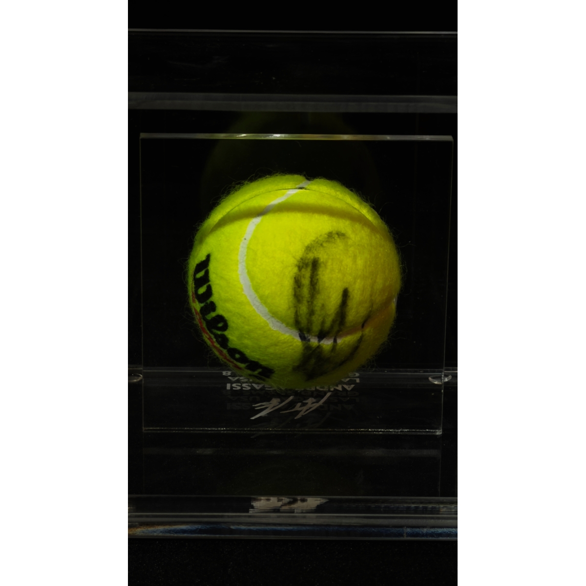 NOVAK DJOKOVIC AUTÓGRAFO - BOLA DE TÊNIS