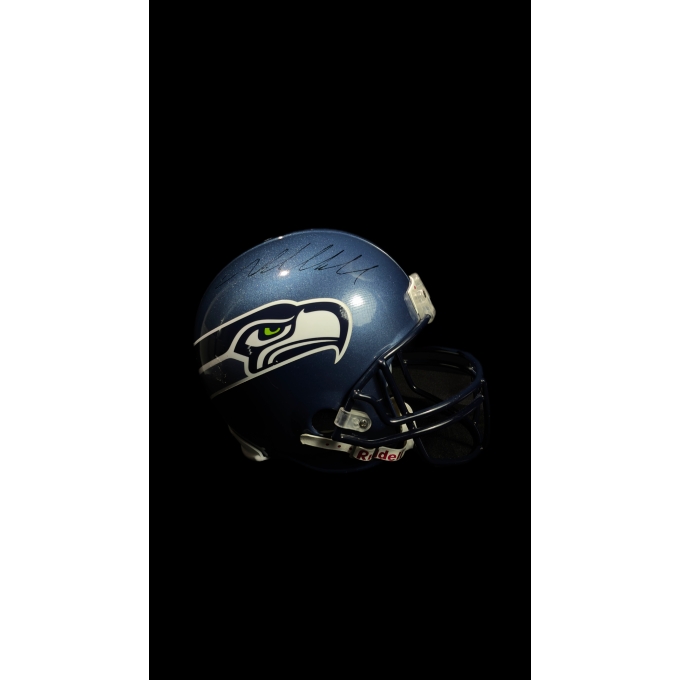 MIKE MACDONALD AUTÓGRAFO - SEATTLE SEAHAWKS HELMET