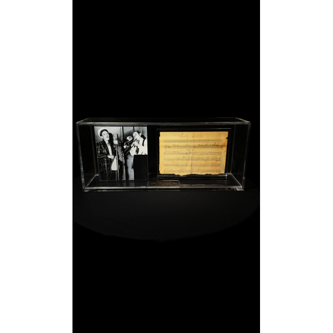 FRANK SINATRA AUTÓGRAFO – PARTITURA ORIGINAL “YOU LUCKY PEOPLE, YOU”