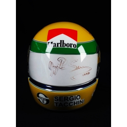AYRTON SENNA AUTÓGRAFO – CAPACETE ASSINADO