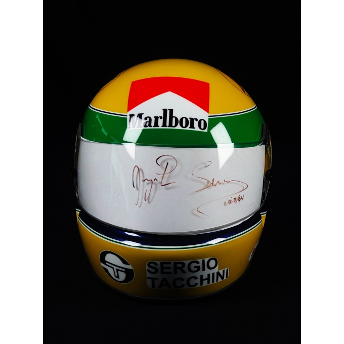 AYRTON SENNA AUTÓGRAFO – CAPACETE ASSINADO