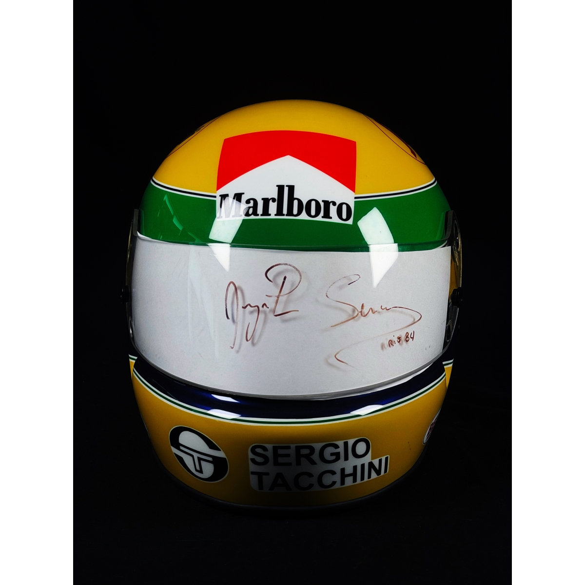 AYRTON SENNA AUTÓGRAFO – CAPACETE ASSINADO