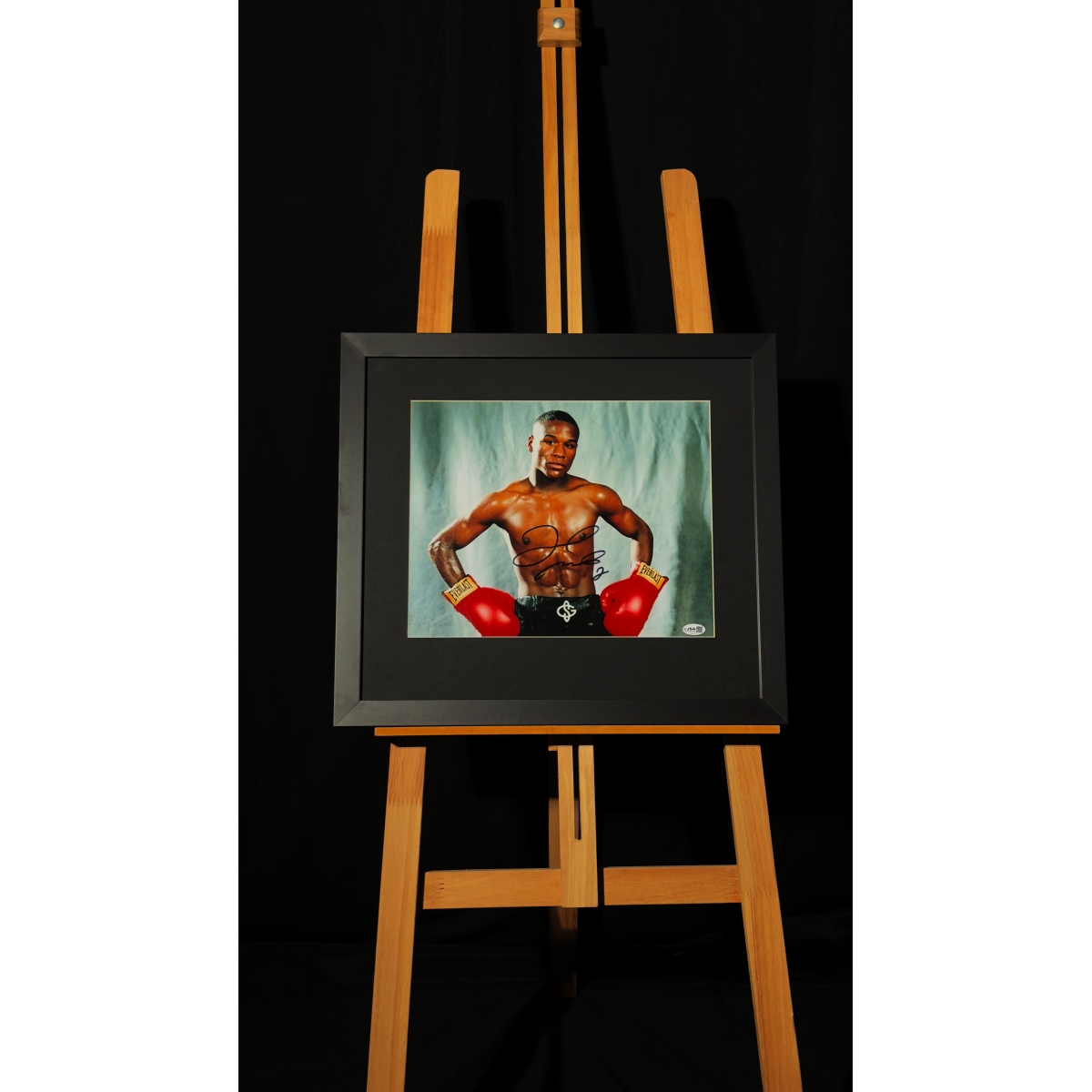 FLOYD MAYWEATHER JR. AUTÓGRAFO - FOTO EMOLDURADA