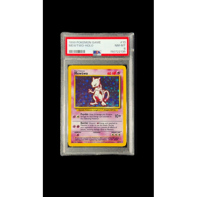 MEWTWO HOLO PSA 8 – BASE SET 1999