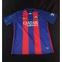 Camiseta do Barcelona Autografada por Messi.