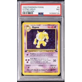 HYPNO HOLO 1ST EDITION PSA 7 – FOSSIL 1999