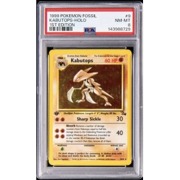KABUTOPS HOLO 1ST EDITION PSA 8 – FOSSIL 1999