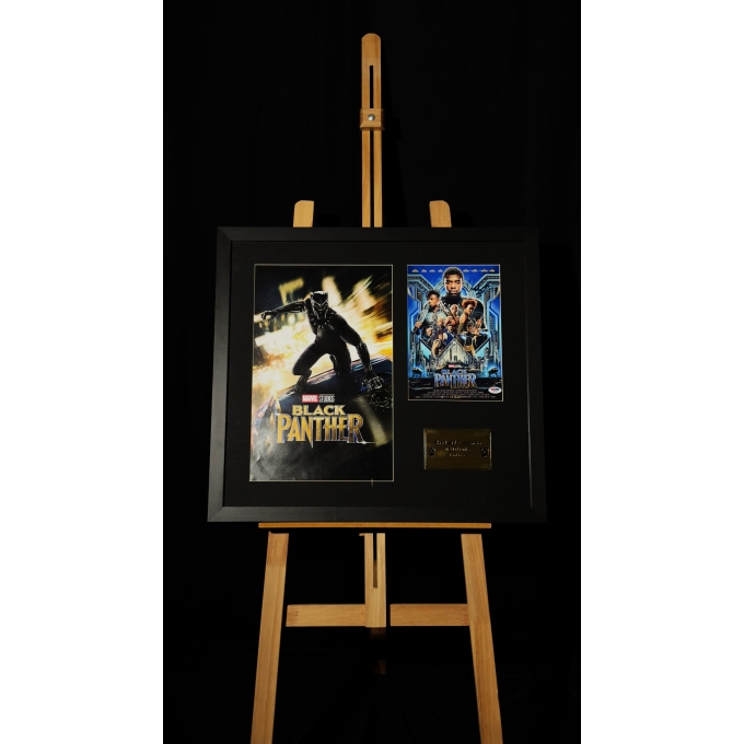 CHADWICK BOSEMAN AUTÓGRAFO – BLACK PANTHER POSTER