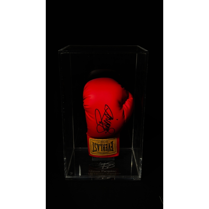 MANNY PACQUIAO AUTÓGRAFO - LUVA DE BOXE EVERLAST