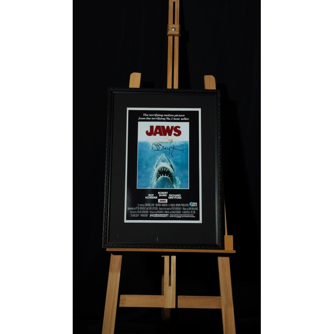RICHARD DREYFUSS AUTÓGRAFO – PÔSTER DE TUBARÃO (JAWS)