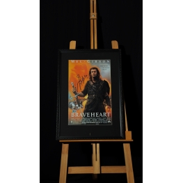 MEL GIBSON AUTÓGRAFO – PÔSTER DE CORAÇÃO VALENTE (BRAVEHEART)