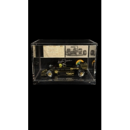AYRTON SENNA AUTÓGRAFO – PASSE ORIGINAL DETROIT GRAND PRIX 1986