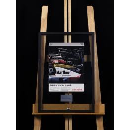 AYRTON SENNA AUTÓGRAFO – PÁGINA ORIGINAL DE REVISTA McLAREN HONDA