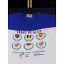 AYRTON SENNA AUTÓGRAFO DATADO "RIO 88" – CAMISETA FIRST PLACES FORMULA ONE WORLD CHAMPIONSHIP