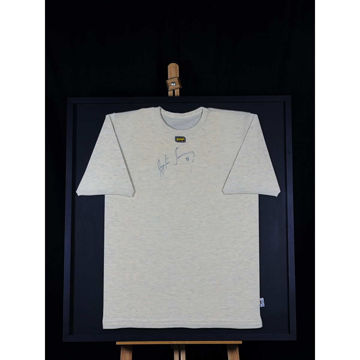 AYRTON SENNA AUTÓGRAFO – CAMISETA OMP