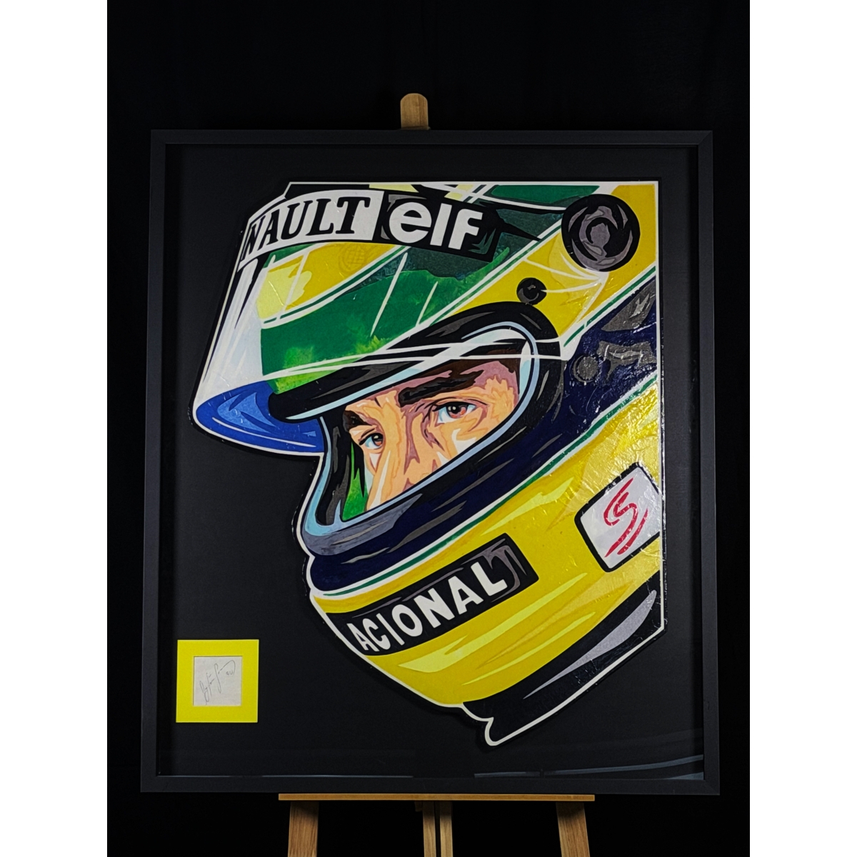 AYRTON SENNA AUTÓGRAFO – PINTURA SENNA