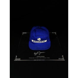 AYRTON SENNA AUTÓGRAFO – BONÉ NACIONAL