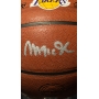 MAGIC JOHNSON AUTÓGRAFO - BOLA DE BASQUETE LOS ANGELES LAKERS