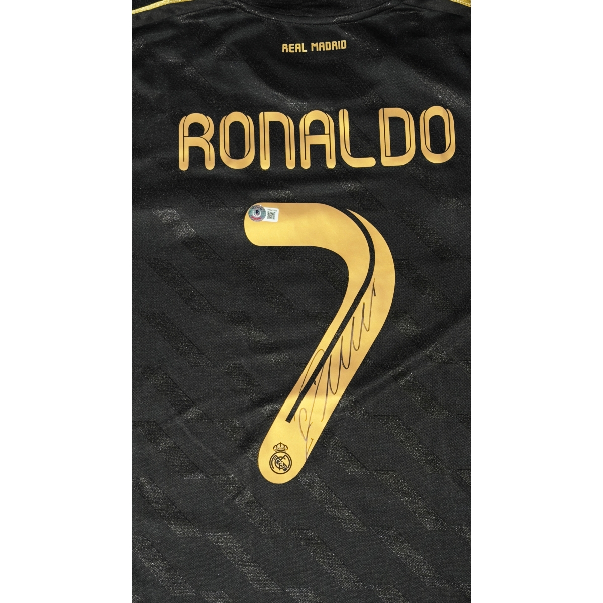 CRISTIANO RONALDO AUTÓGRAFO – CAMISA REAL MADRID Nº 7