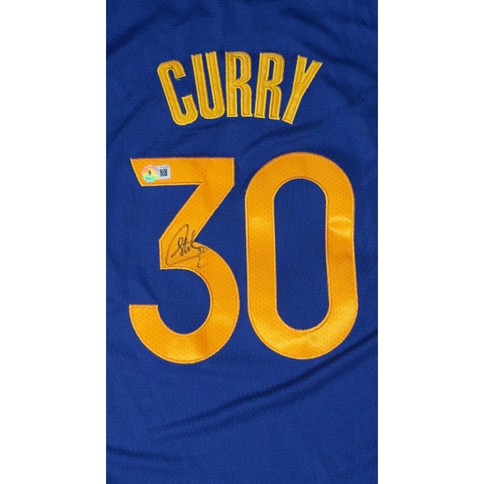 STEPHEN CURRY AUTÓGRAFO – CAMISA GOLDEN STATE WARRIORS Nº 30