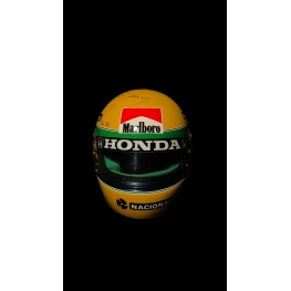 AYRTON SENNA AUTÓGRAFO – CAPACETE MCLAREN HONDA FAV. 92