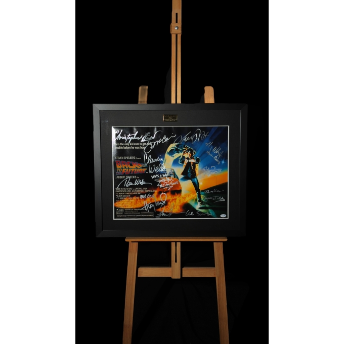 BACK TO THE FUTURE AUTÓGRAFO – QUADRO POSTER
