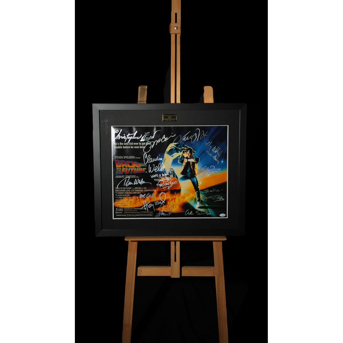 BACK TO THE FUTURE AUTÓGRAFO – QUADRO POSTER