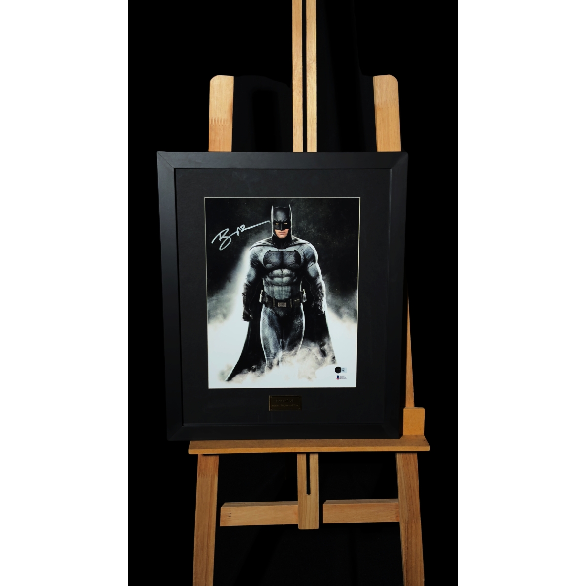 BEN AFFLECK AUTÓGRAFO - FOTO BATMAN EMOLDURADA