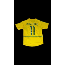 RONALDINHO AUTÓGRAFO – CAMISA BRASIL 2002