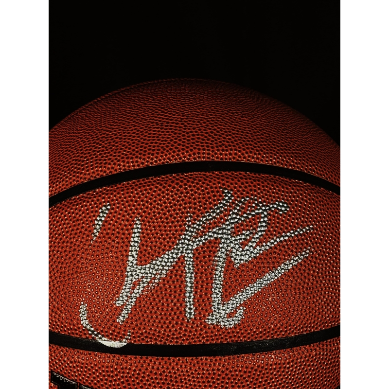 Bola de Basquetebol autografada por Dennis Rodman.