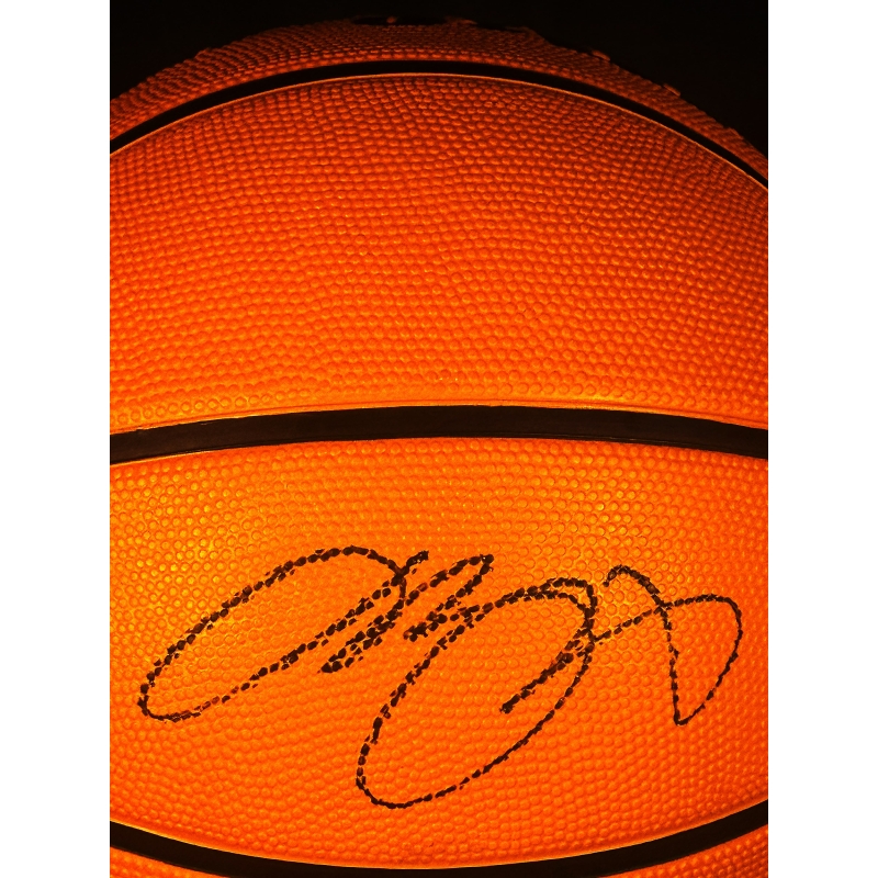 Bola de Basquetebol autografada por Lebron James.