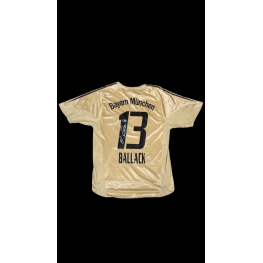 MICHAEL BALLACK AUTÓGRAFO – CAMISA BAYERN MÜNCHEN 13