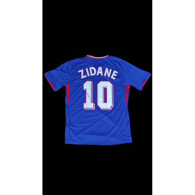 ZINÉDINE ZIDANE AUTÓGRAFO – CAMISA FRANÇA 10