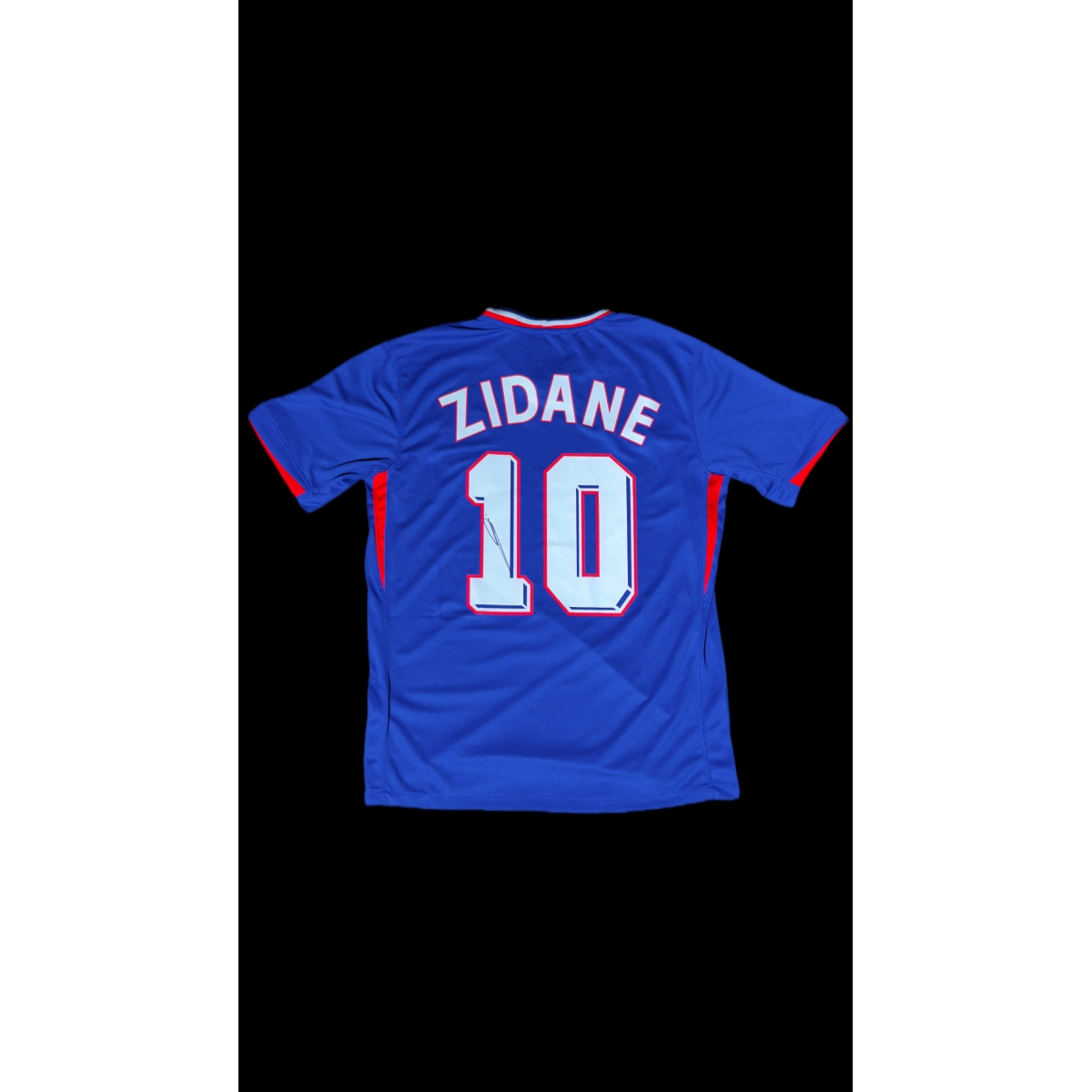 ZINÉDINE ZIDANE AUTÓGRAFO – CAMISA FRANÇA 10