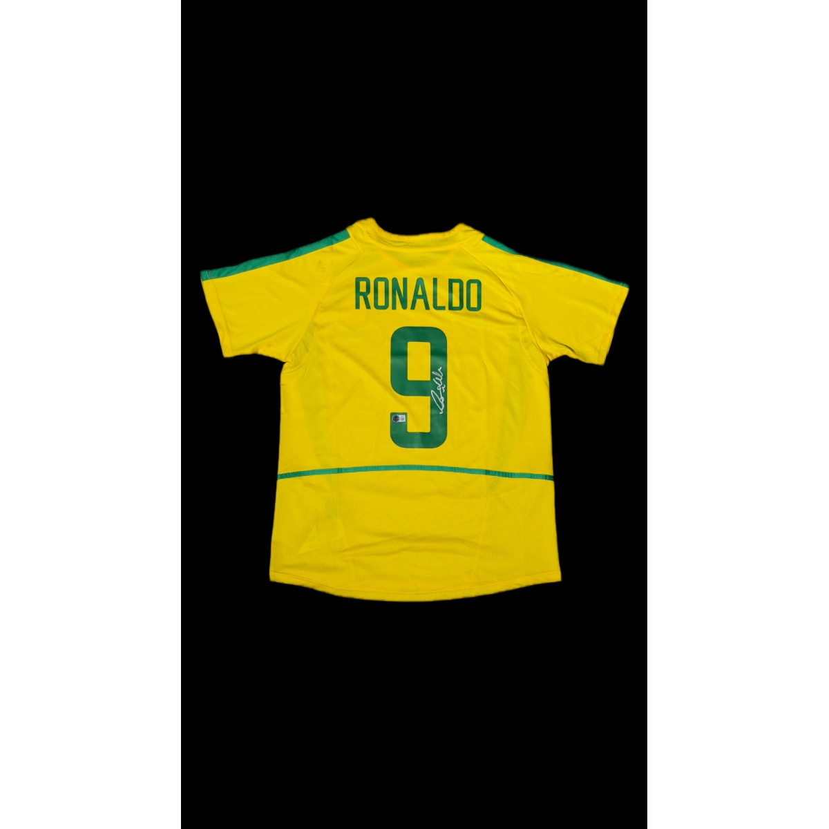 RONALDO FENÔMENO AUTÓGRAFO – CAMISA BRASIL 9